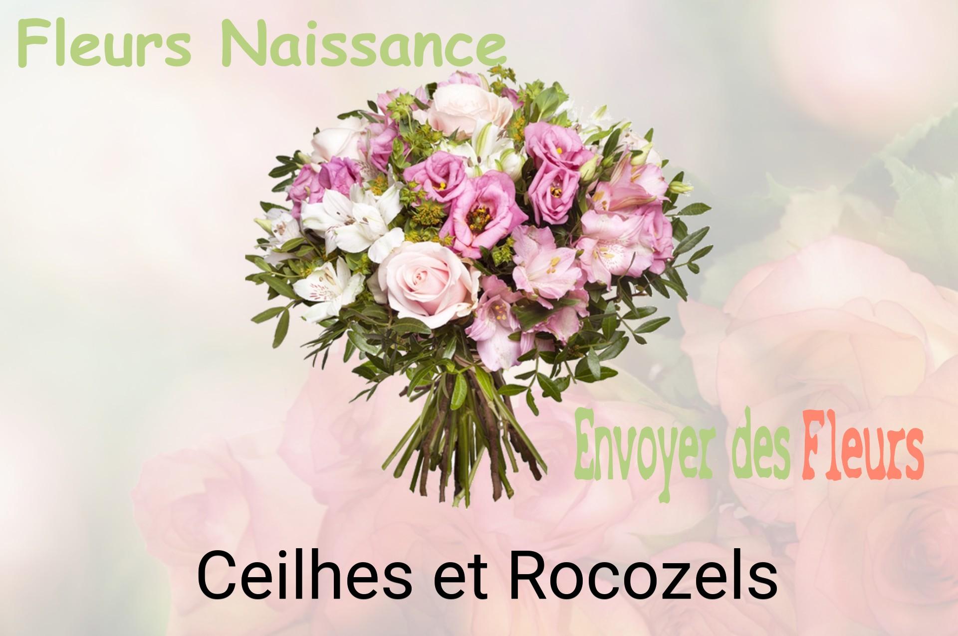 Bouquet de fleurs de naissance livré à Ceilhes-et-Rocozels