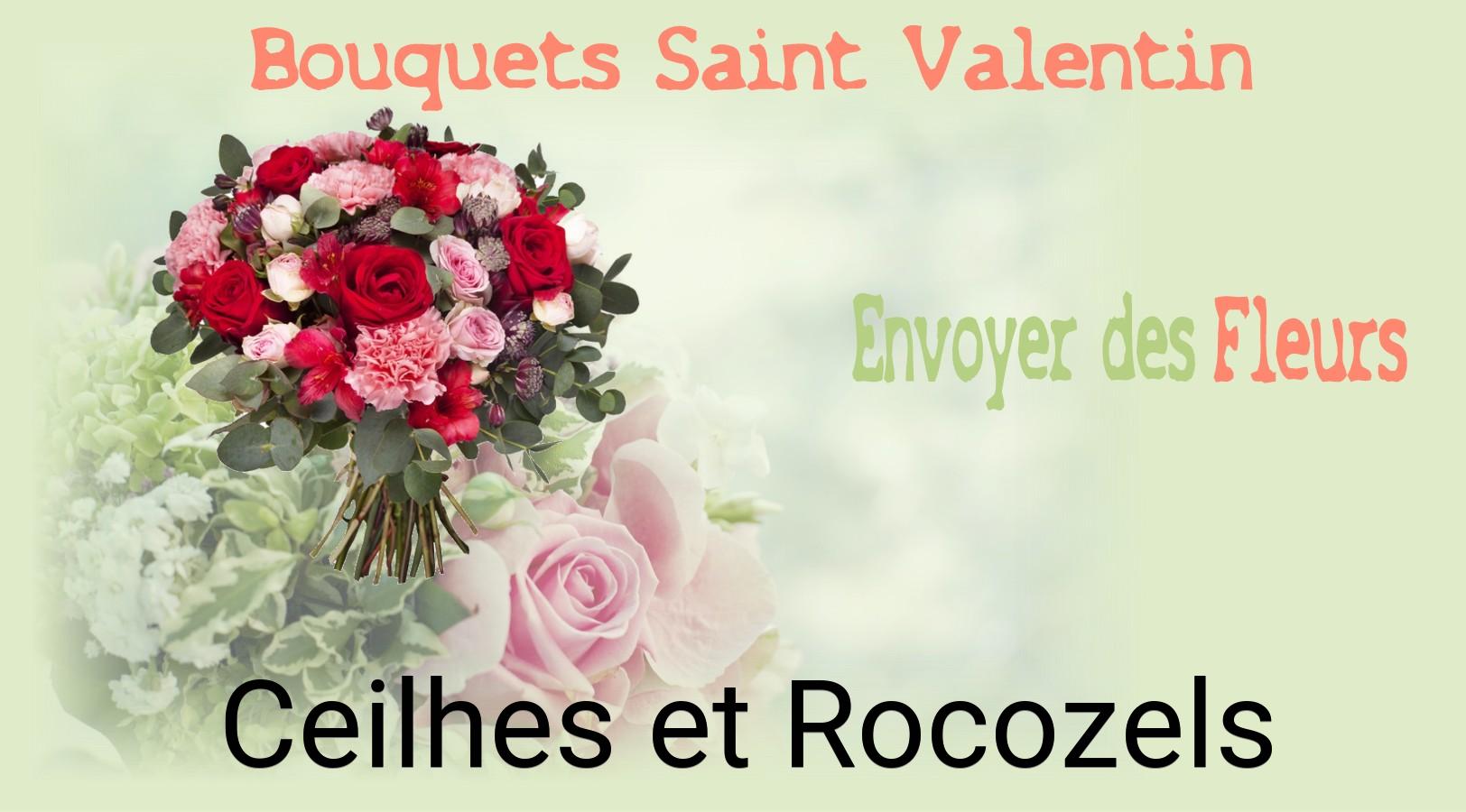Roses de Saint-Valentin livrées à Ceilhes-et-Rocozels